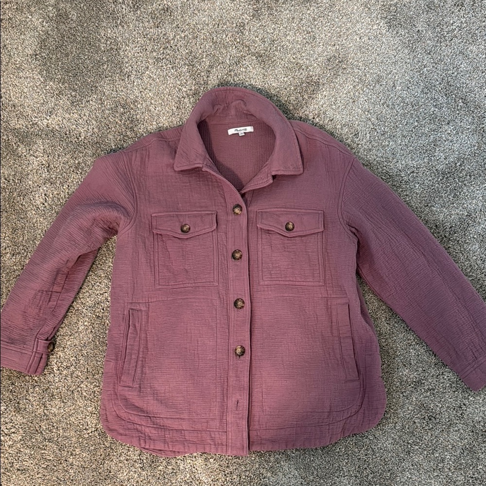 MADEWELL Women's Waffleback Branner Shirt Jacket - M